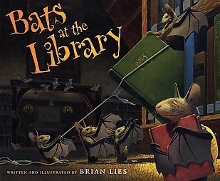 Book cover: Bats at the Library