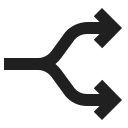Fork in the road Icon