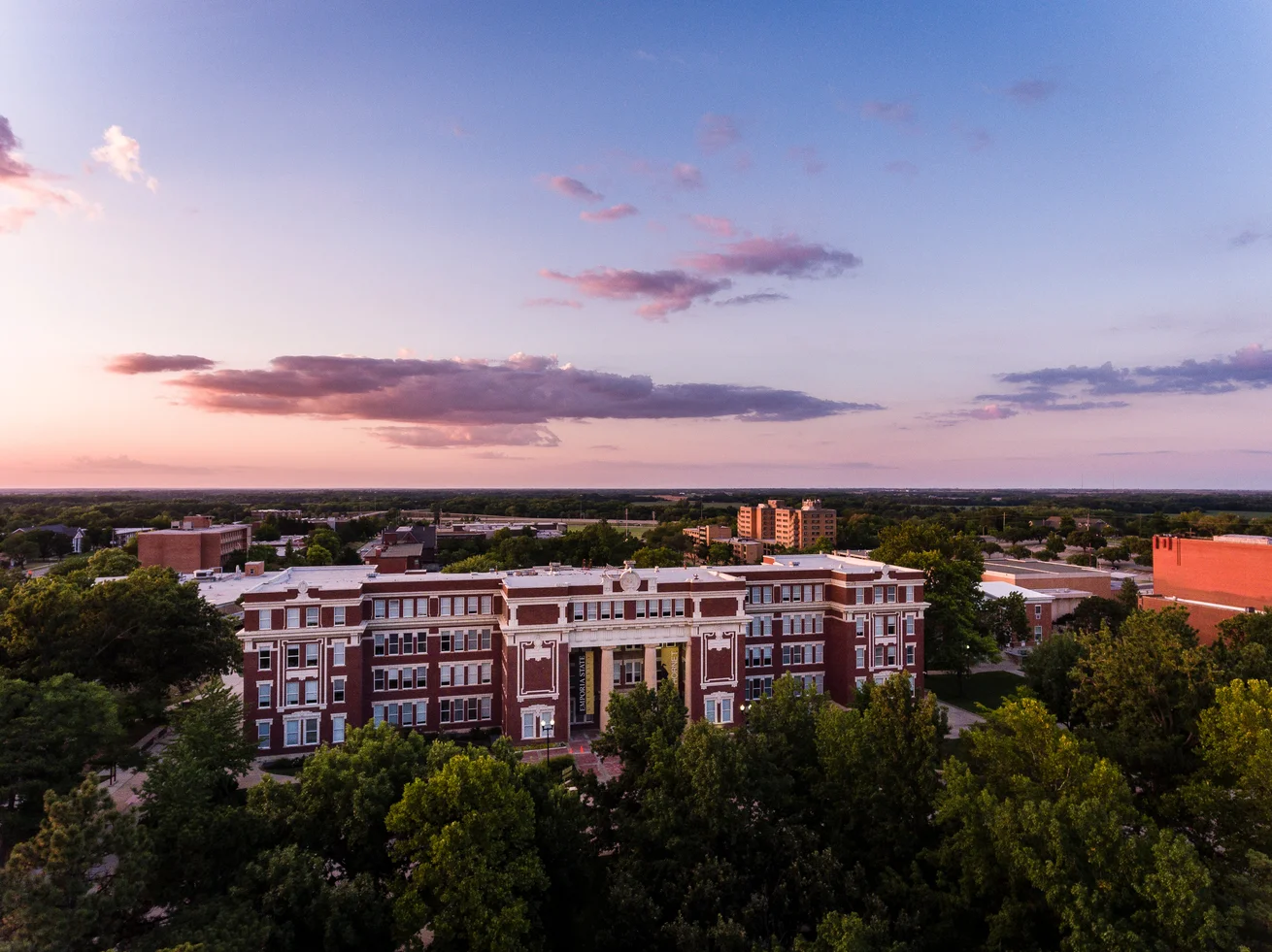 Plumb Hall Aerial
