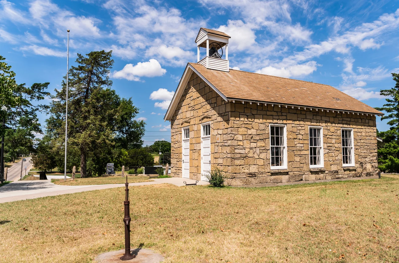 One room schoolhouse on Emporia State's campus