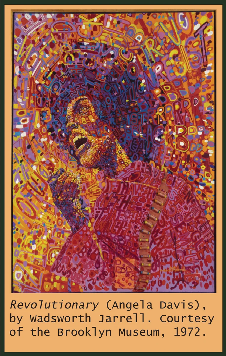 Artwork titled Revolutionary (Angela Davis) by Wadsworth Jarrell