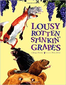 Book cover: Lousy Stinkin&#x27; Rotten Grapes