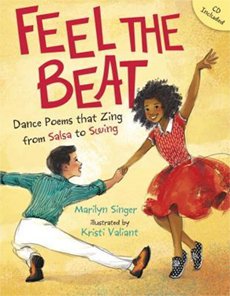Book cover: Feel the Beat: Dance Poems that Zing from Salsa to Swing