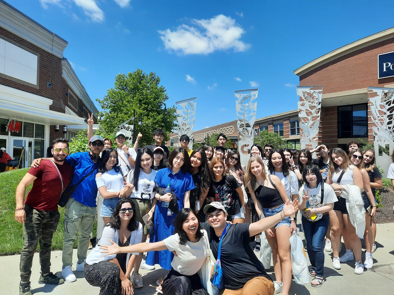 Summer Institute students post for a group photo