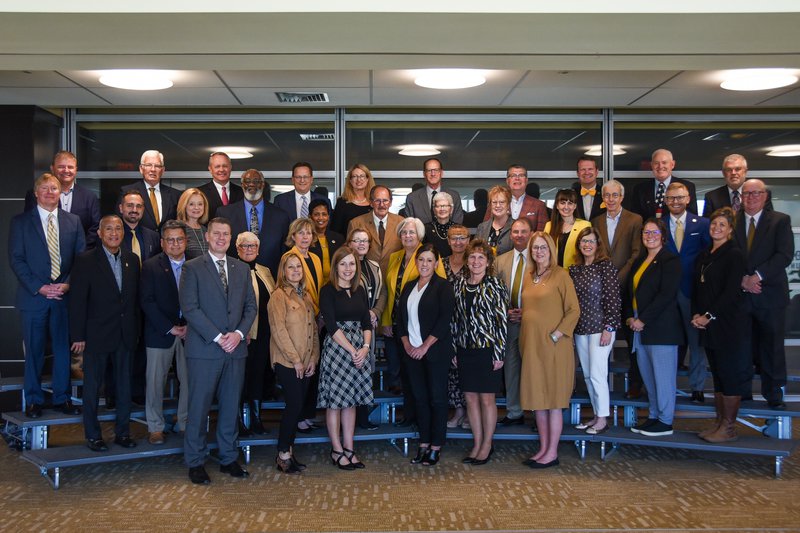 Group photo of the Emporia State University Board of Trustees