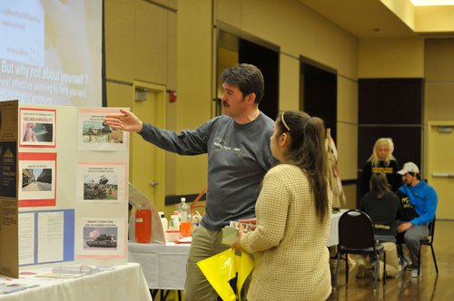 Emporia State nursing students organized the first Healthy Hornet Heart Fair in February 2015. The students organized health assessments while other groups from both the Emporia community and the campus created information booths. 