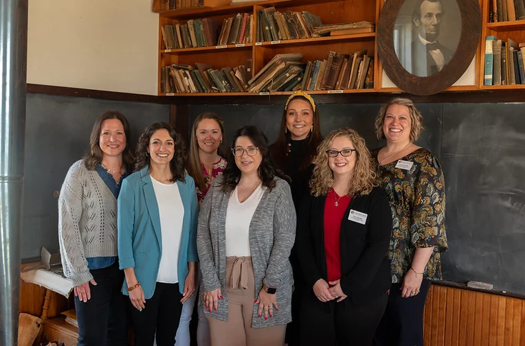 A group of Kansas Master Teachers pose for a photo