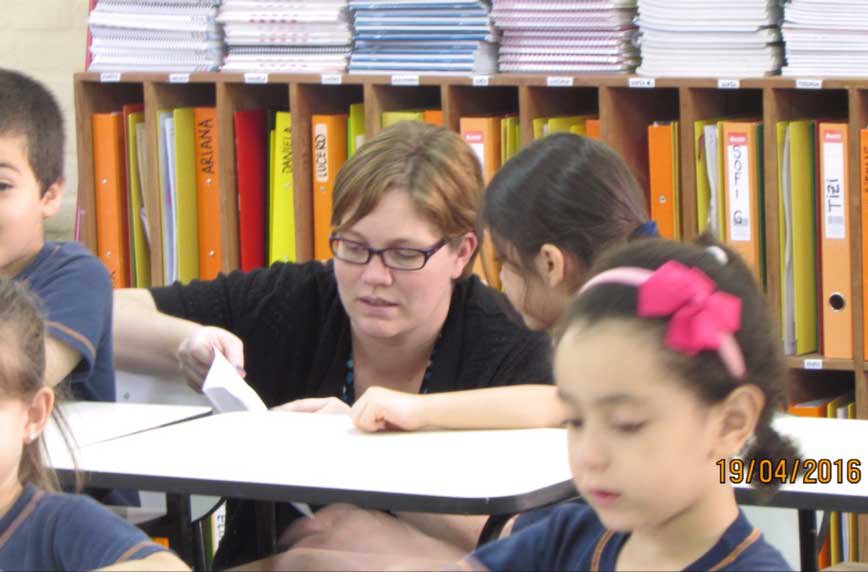 Group of children in classroom