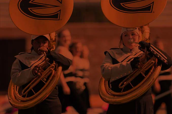 Emporia State band students performing