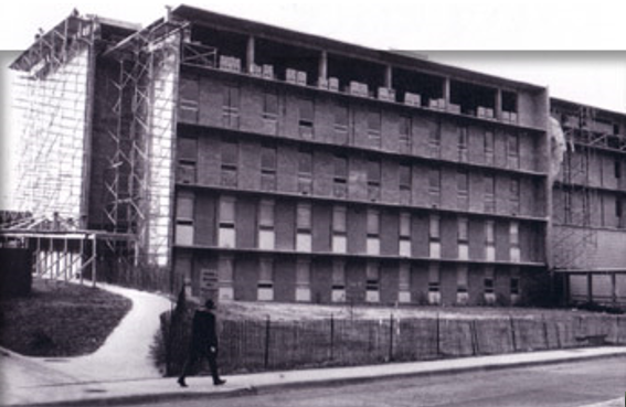 Historical photo of Cremer Hall on Emporia State's Campus