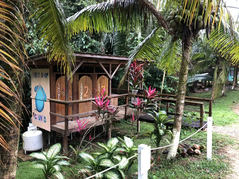 Shower in Belize