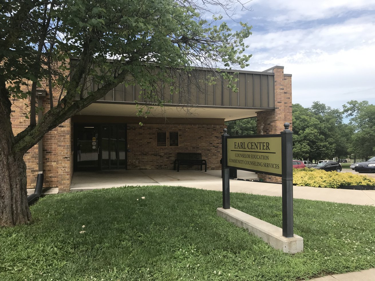 Outside of Earl Center