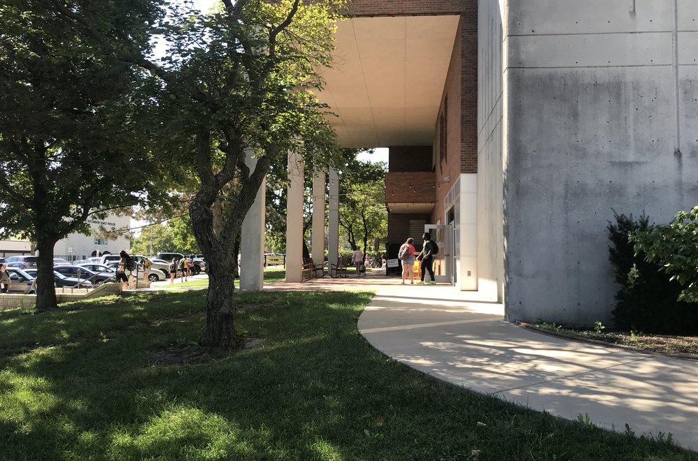 Visser Hall new entrance