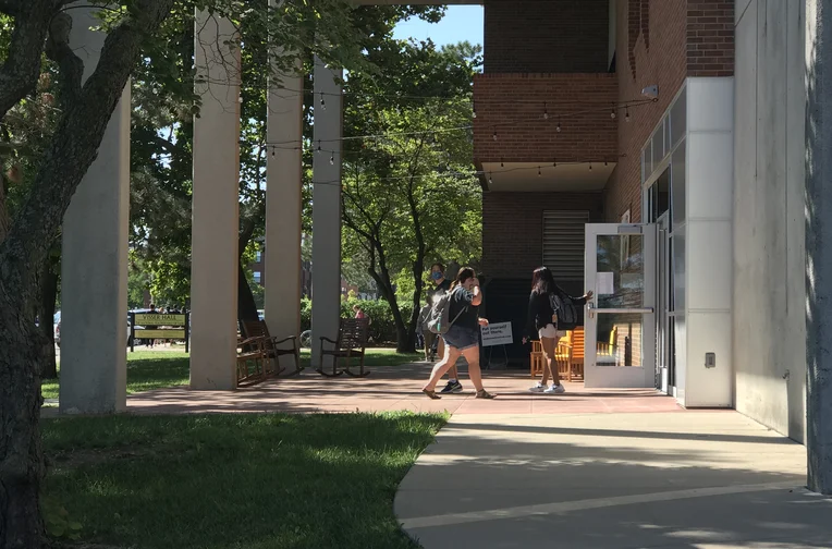 Visser Hall new entrance