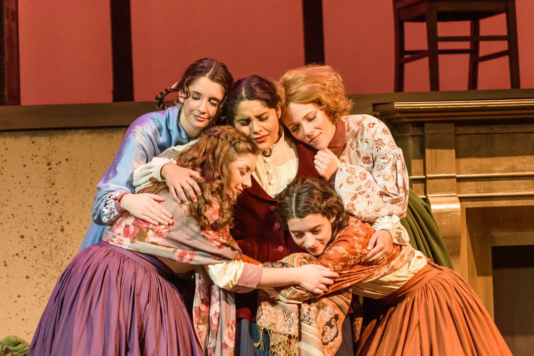 Emporia State theatre students performing production "Little Women"
