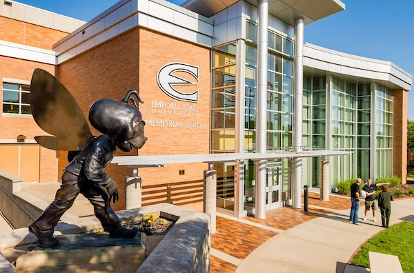 Exterior of Emporia State's Memorial Union