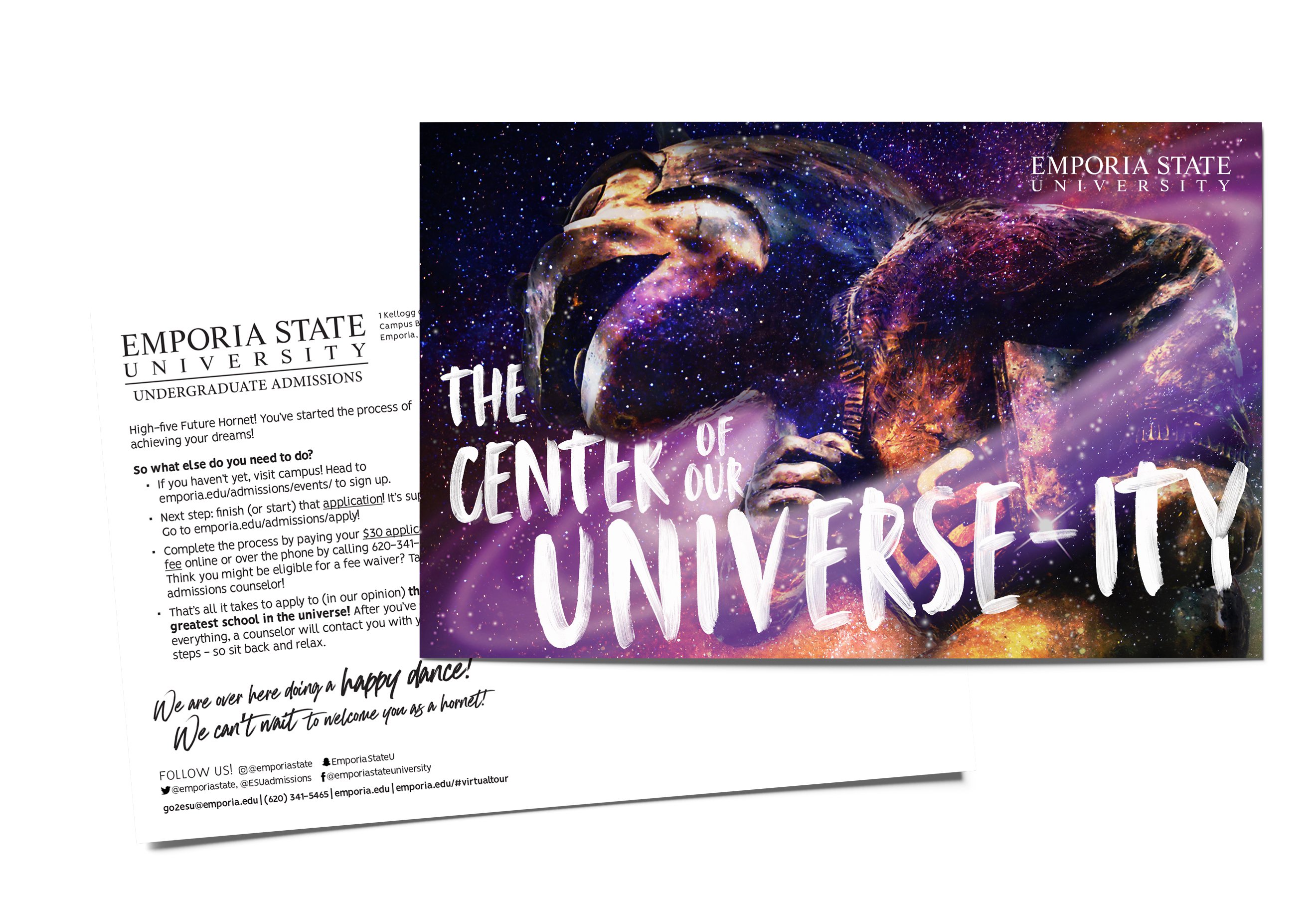 University Copy Center postcard example