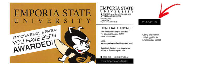 Financial Aid Award Year Graphic