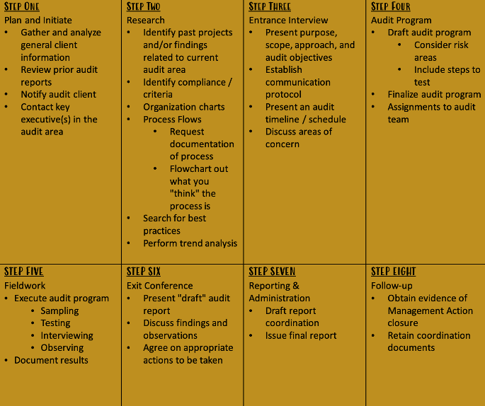 Internal Audit Detailed Process