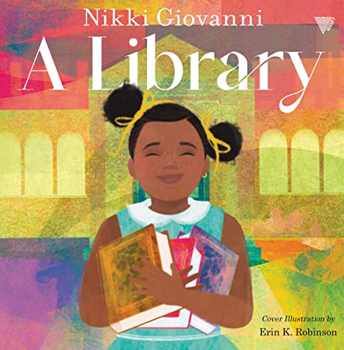 Cover of "A Library" children's picture book