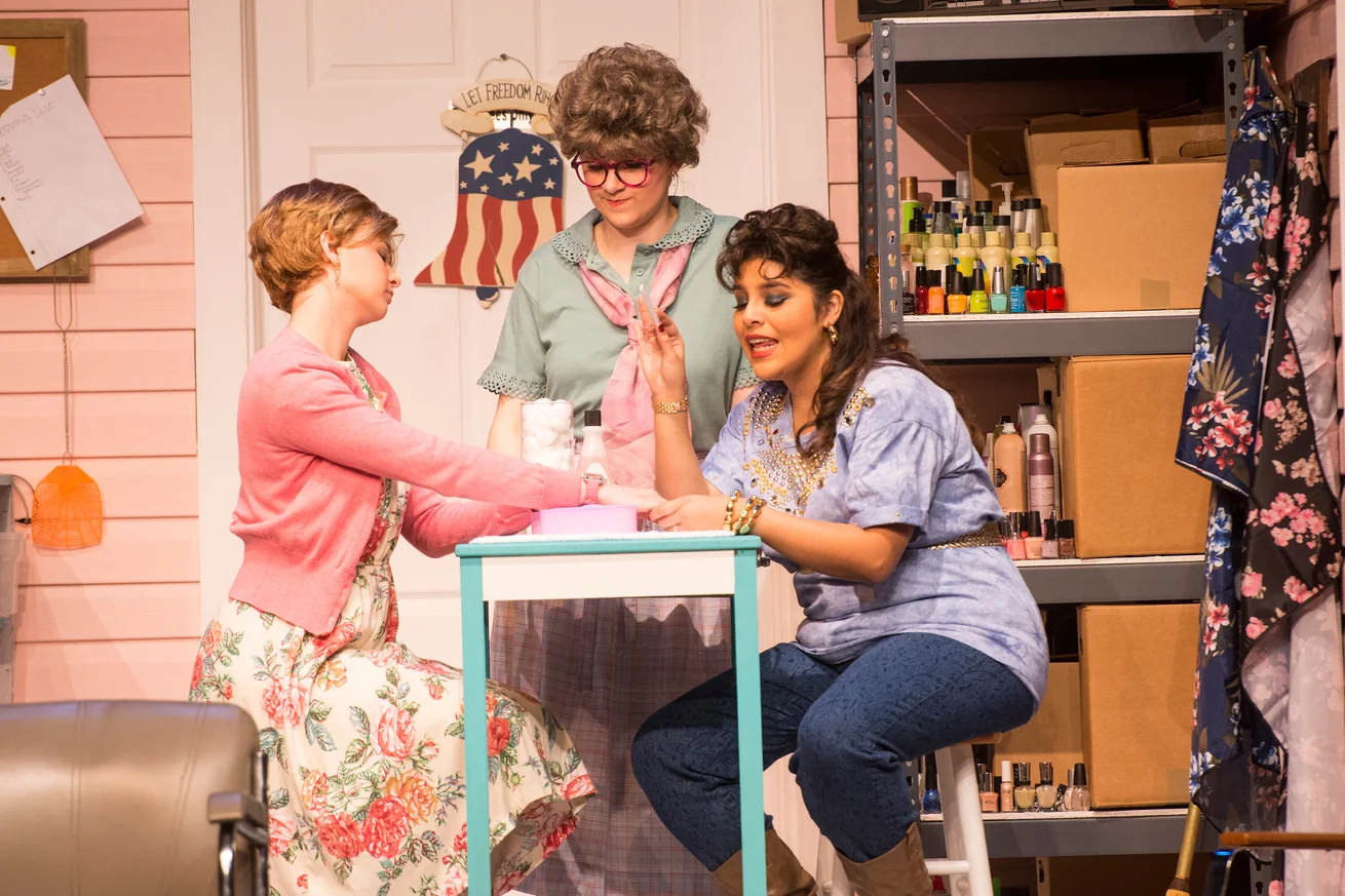 Theatre students performing Steel Magnolias
