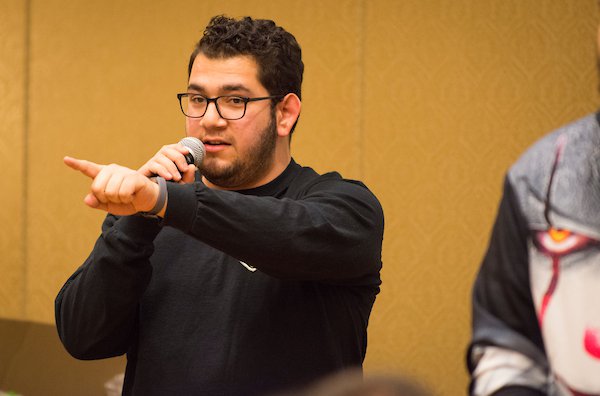 Student announcing .jpg