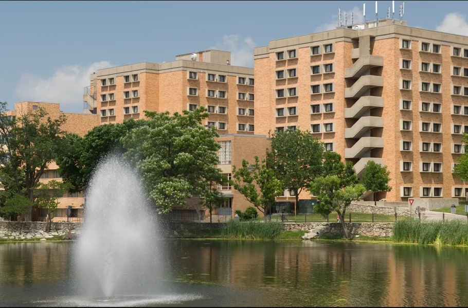 Emporia State Towers Residential Complex and Wooster Lake