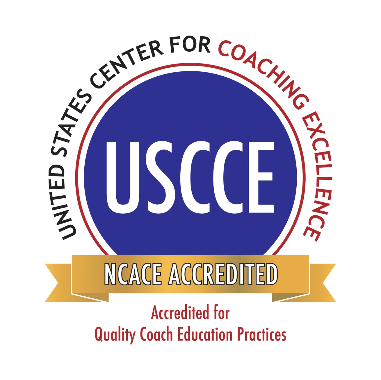 US Center for Coaching Excellence Accreditation Seal