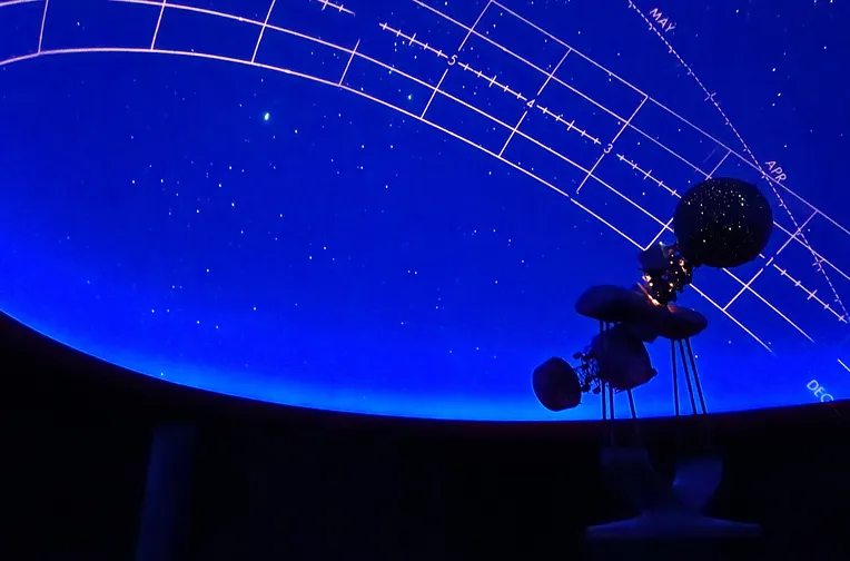 Planetarium Front Page Projecter