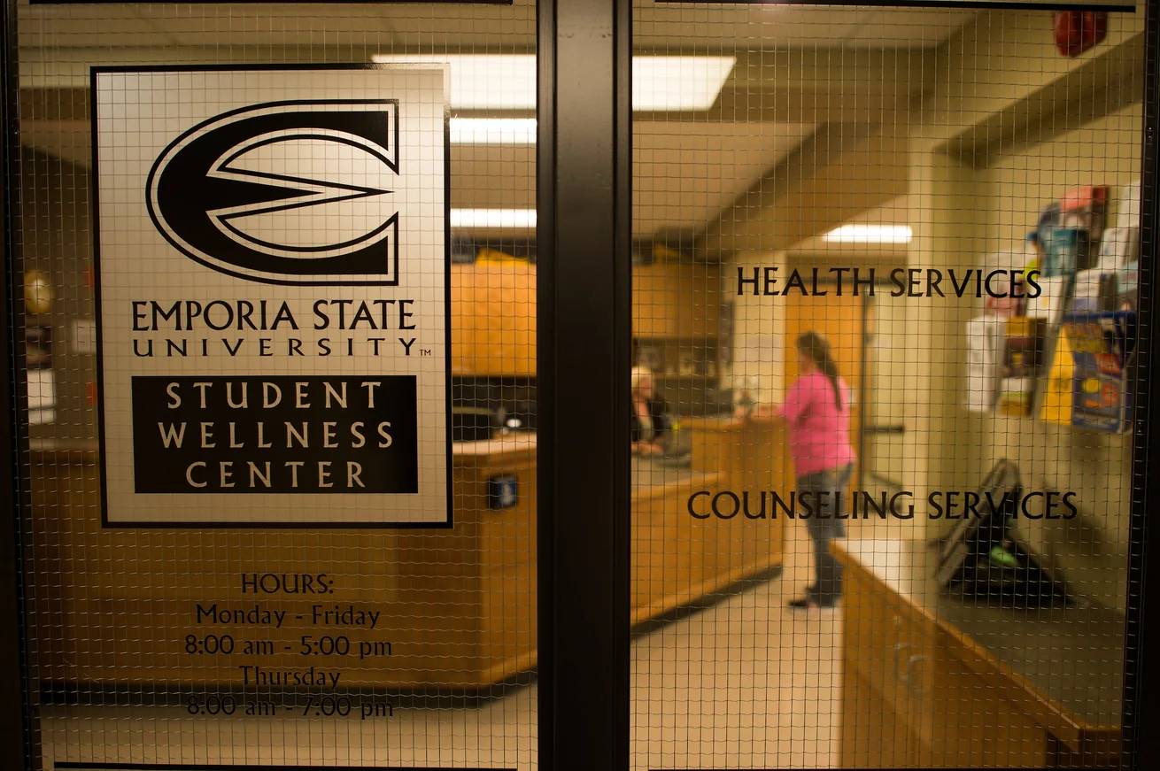 Emporia State Student Wellness Center entrance