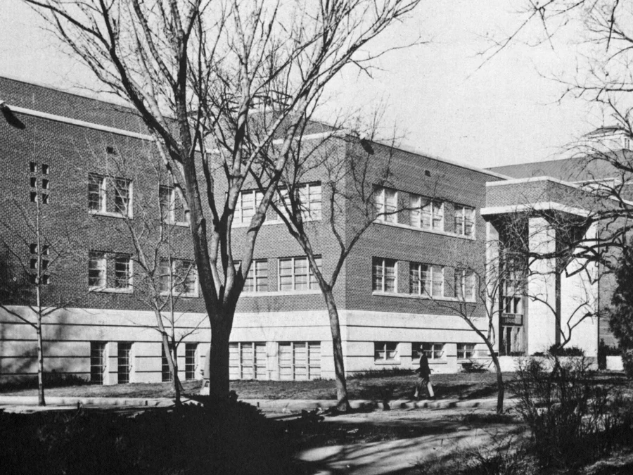 Historical photo of Emporia State campus