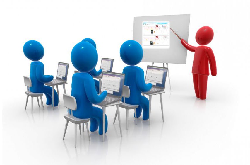 lecture with students