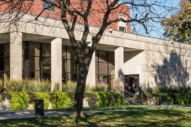 Emporia State's William Allen White Library entrance