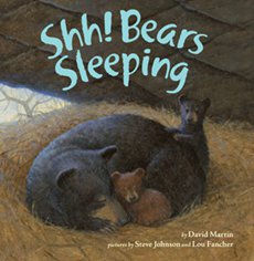Book cover: Shh! Bears Sleeping