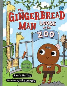 Book cover: The Gingerbread Man Loose at the Zoo